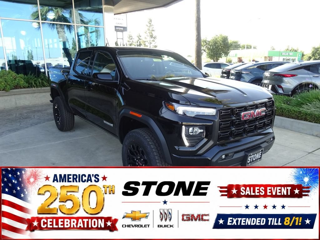 2026 GMC Canyon Elevation in Onyx Black — front three-quarter view